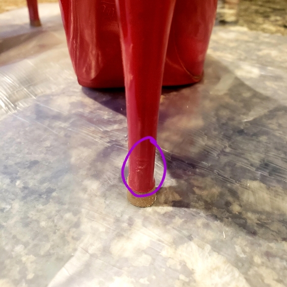 Christian Louboutin Rolando heels patent calf w/ original box & extra heel taps. - Picture 10 of 16